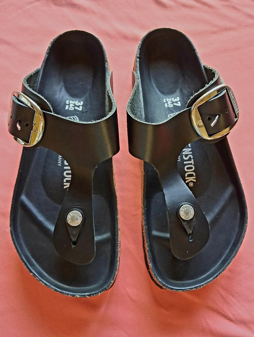 Leather sandals, Birkenstock GizehBig Buckle